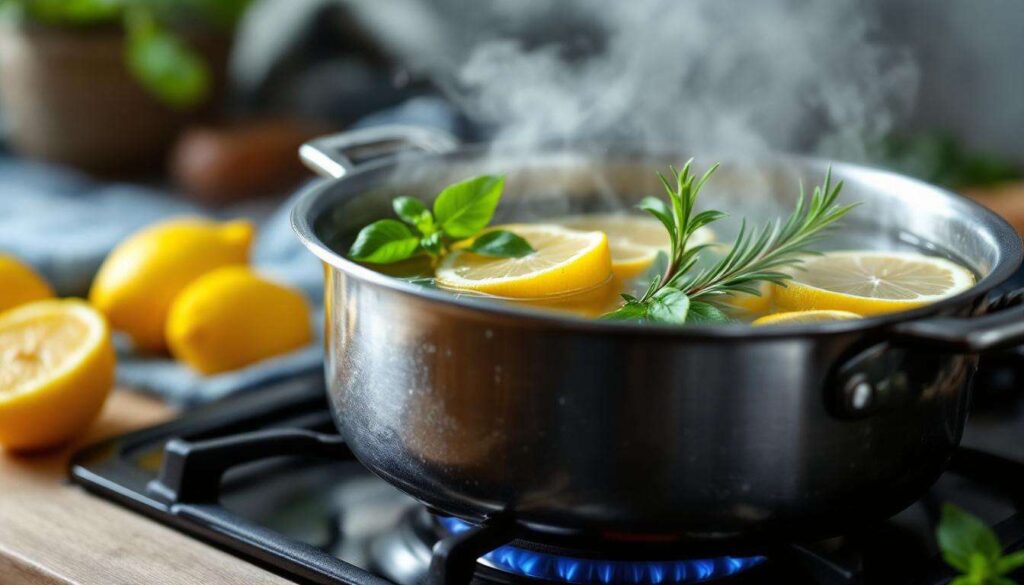 Bollire buccia di limone, basilico e rosmarino: ecco perché lo consigliano e a cosa serve