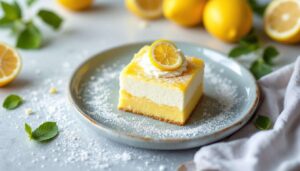Quadrotti ricotta e limone: il dessert soffice senza lievito, pronto in una ciotola