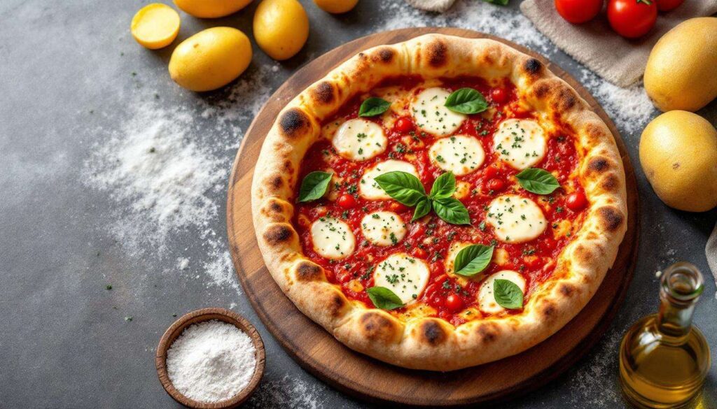 PIZZA con IMPASTO alle PATATE veloce e super soffice