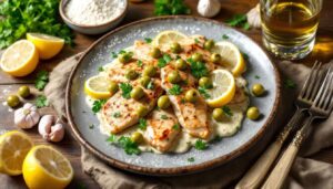 Scaloppine di pollo alle olive e limone: pronte in padella con una cremina deliziosa