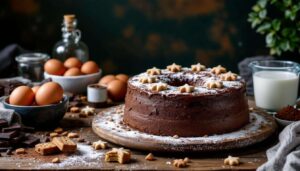 TORTA PAN DI STELLE soffice, alta e piena di cioccolato. Ricetta facile