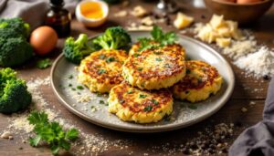 Frittelle di pollo e broccoli rapidissime con ingredienti che hai già in frigo pronte in pochi minuti