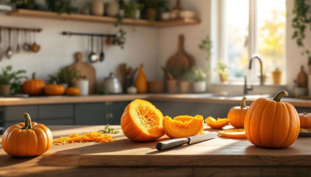 Un trucco ingegnoso per sbucciare la zucca in un attimo e rendere tutto più semplice