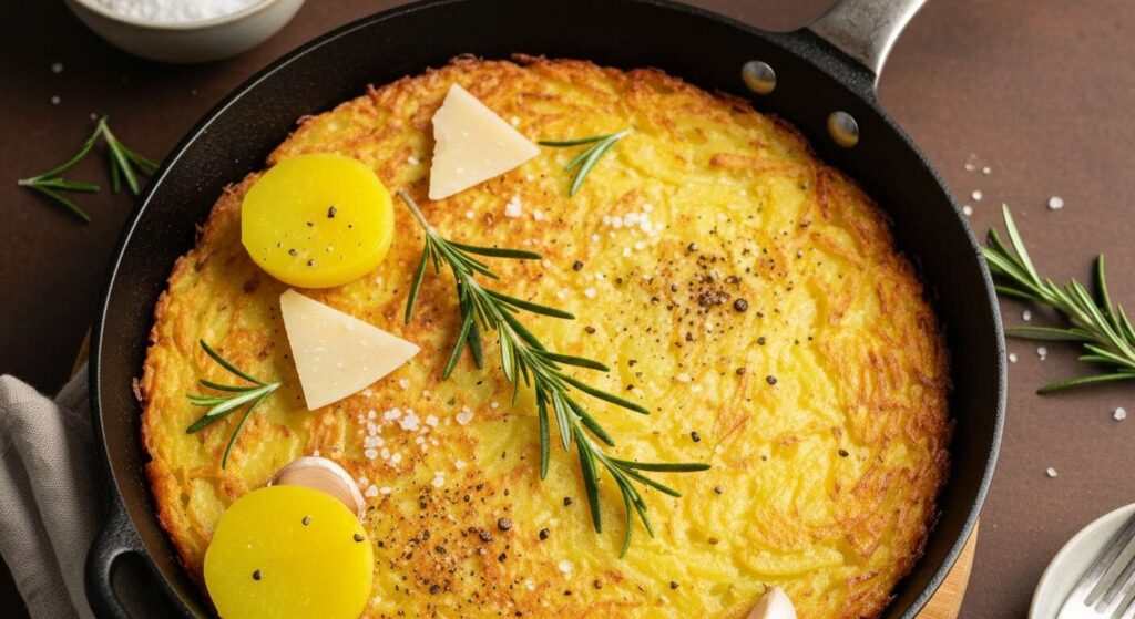 Tortino di Patate in Padella Senza Uova ricetta facile e croccantissima